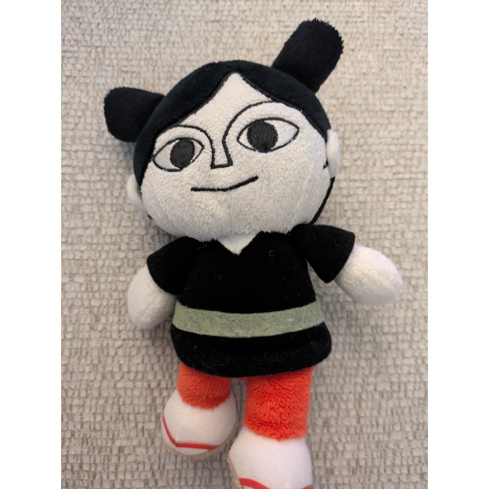 Ninja Plush Stuffed Animal Toy Black Red 6 inch Sega Pea.